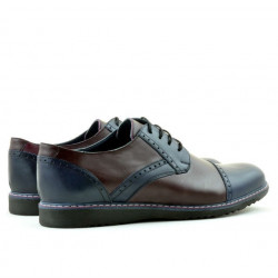 Pantofi casual barbati 811 indigo+bordo