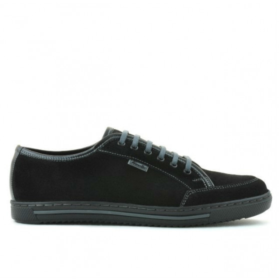 Pantofi casual / sport barbati 775 negru velur Pantofi casual / sport barbati 775 negru velur