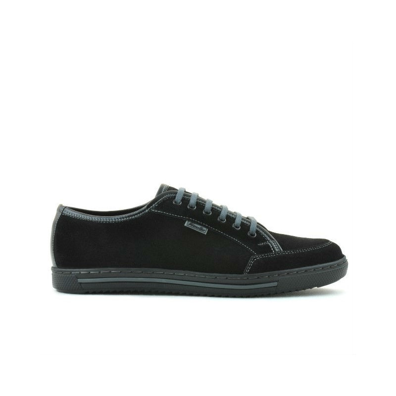 Pantofi casual / sport barbati 775 negru velur 