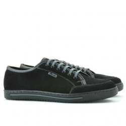 Pantofi casual / sport barbati 775 negru velur 
