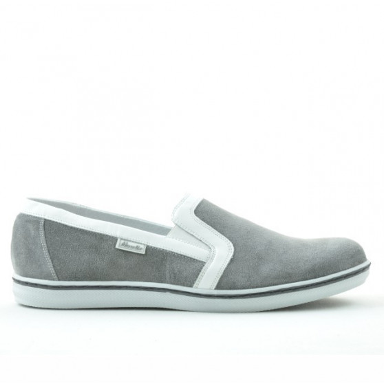 Pantofi casual barbati 870 gri velur Pantofi casual barbati 870 gri velur