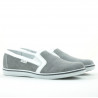 Pantofi casual barbati 870 gri velur 