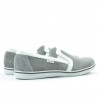 Pantofi casual barbati 870 gri velur 