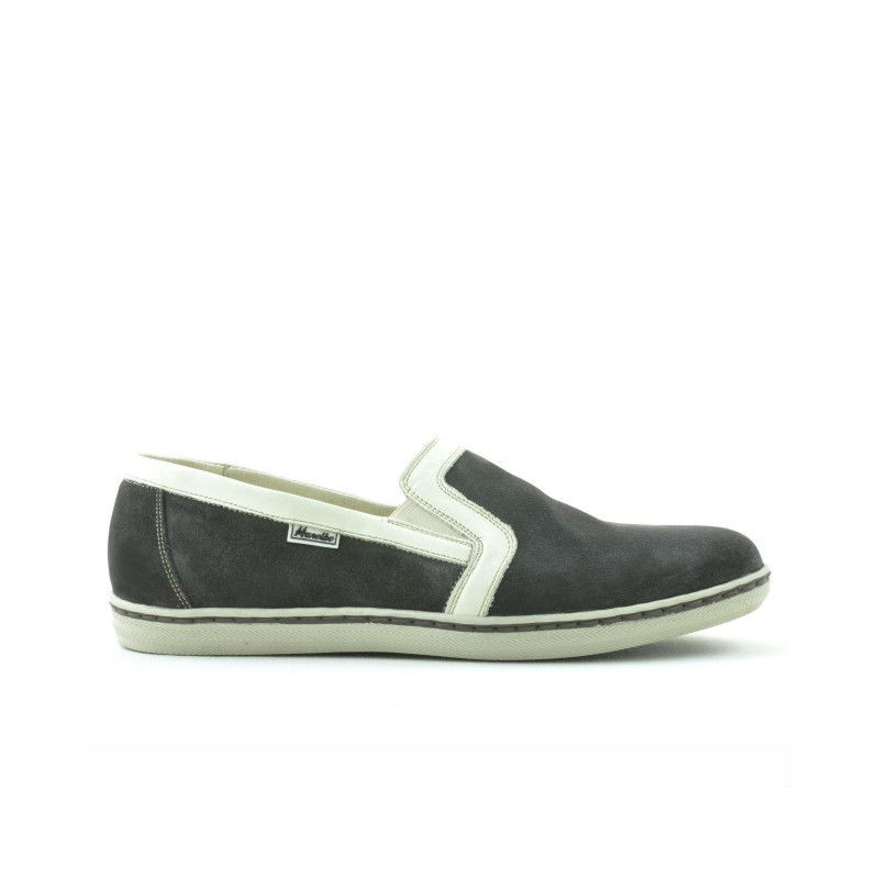 Pantofi casual barbati 870 tdm velur (Testa di Moro)