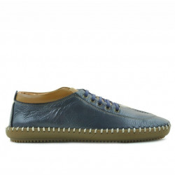 Mocasini barbati 864 indigo+maro