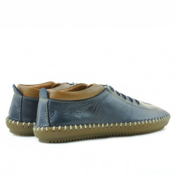 Mocasini barbati 864 indigo+maro