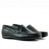 Mocasini barbati 719p negru perforat