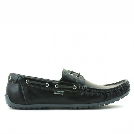 Mocasini barbati 778 negru+gri Mocasini barbati 778 negru+gri