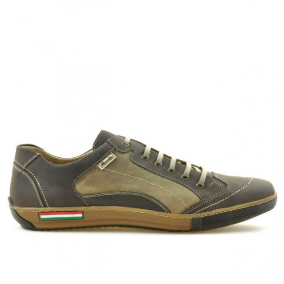 Pantofi sport barbati 707 tuxon cafe combinat Pantofi sport barbati 707 tuxon cafe combinat