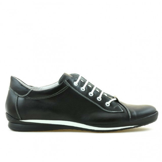 Pantofi sport barbati 727 negru+alb Pantofi sport barbati 727 negru+alb