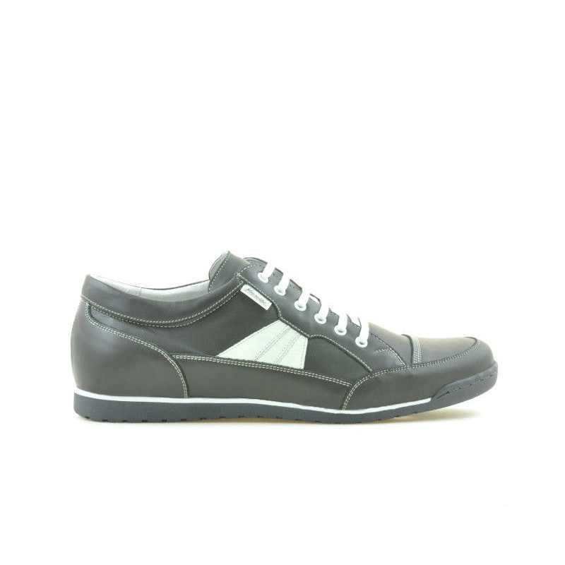 Pantofi sport barbati 716 gri+alb