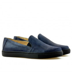 Pantofi sport dama 658 indigo satinat
