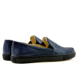Pantofi sport dama 658 indigo satinat