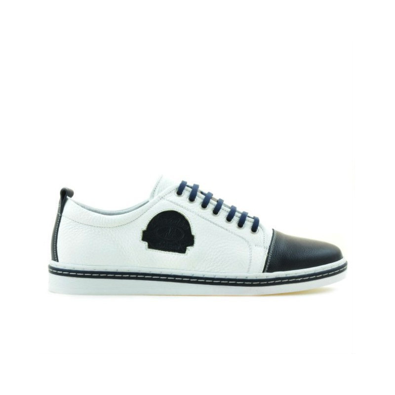 Férfi casual / sport cipő 766 indigó + fehér