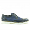 Pantofi casual barbati 826 indigo florantic combinat