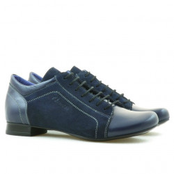 Pantofi casual dama 645 indigo combinat