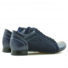 Pantofi casual dama 645 indigo combinat