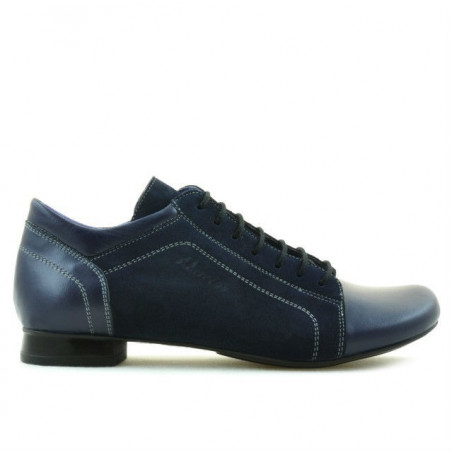 Pantofi casual dama 645 indigo combinat