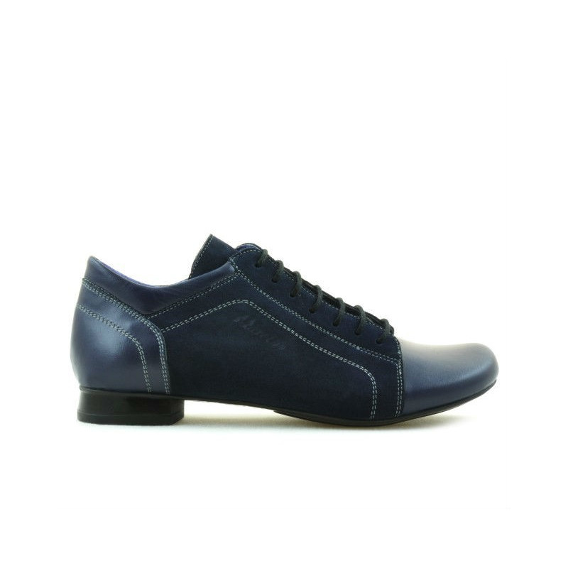 Pantofi casual dama 645 indigo combinat
