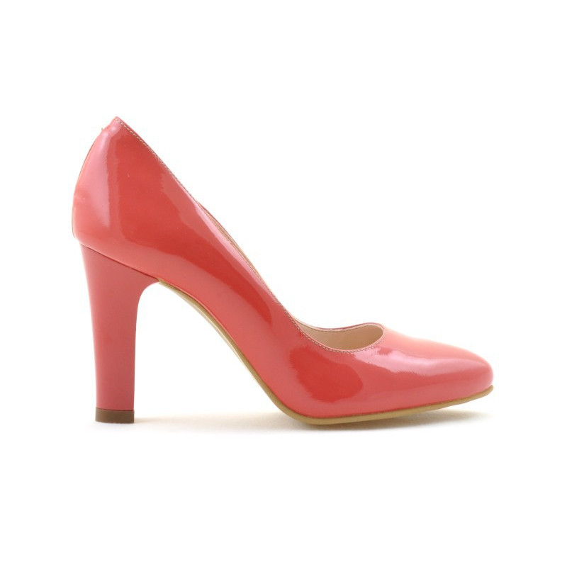 Pantofi eleganti dama 1243 lac rosu corai