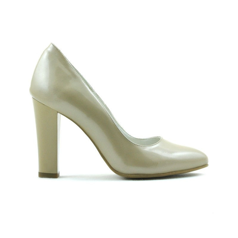 Pantofi eleganti dama 1214 lac bej02