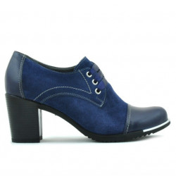 Pantofi casual dama 667 indigo combinat