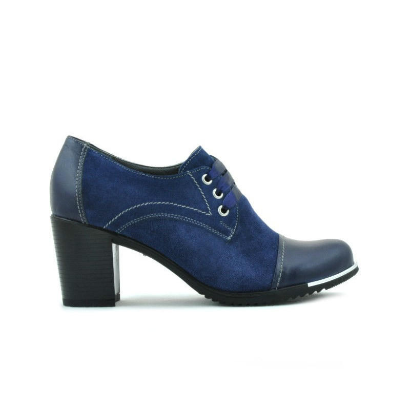 Pantofi casual dama 667 indigo combinat