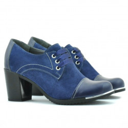 Pantofi casual dama 667 indigo combinat