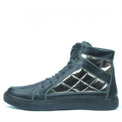 Ghete dama 3305 negru combinat