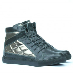 Ghete dama 3305 negru combinat