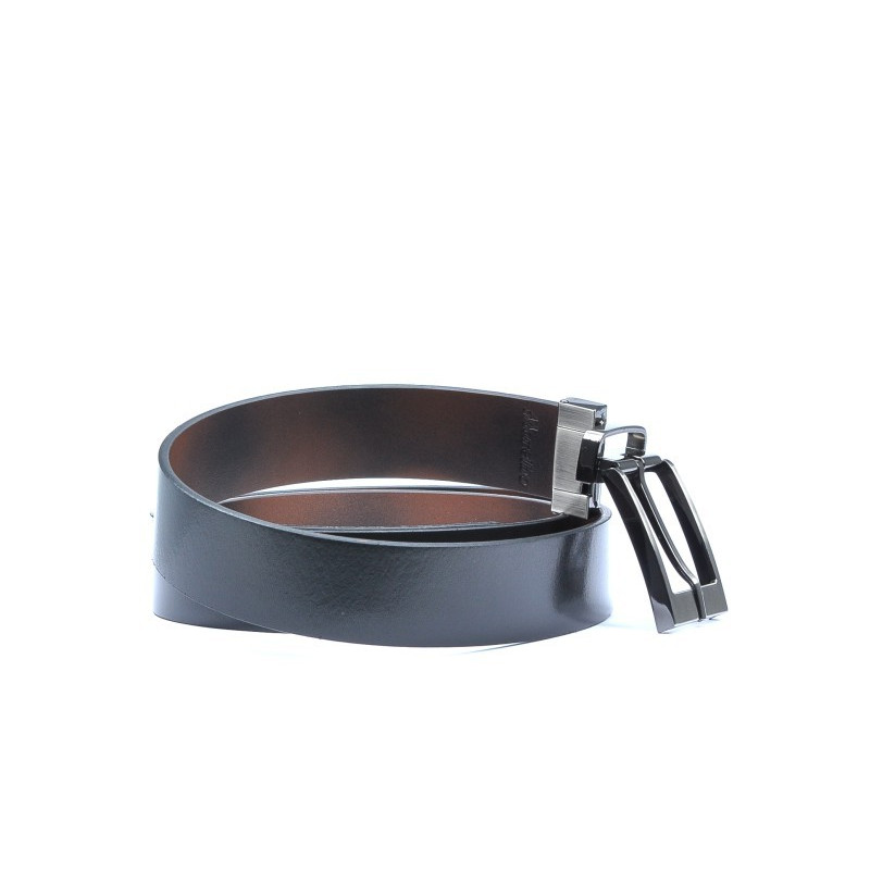 Curea barbati 08b bicolor negru+maro
