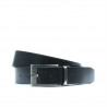 Curea barbati 08b bicolor negru+maro