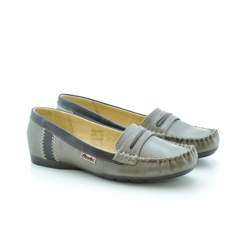 Mocasini dama 619 nisip+cafe