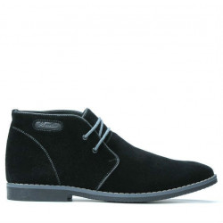 Ghete barbati 454 negru velur+gri
