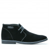 Ghete barbati 454 negru velur+gri