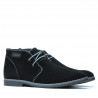 Ghete barbati 454 negru velur+gri