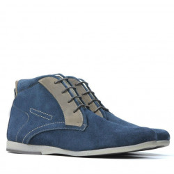 Ghete barbati 474 indigo velur