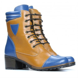 Ghete dama 3279 indigo+maro