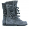 Cizme dama 3242 gri velur