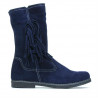 Cizme dama 3242 indigo velur