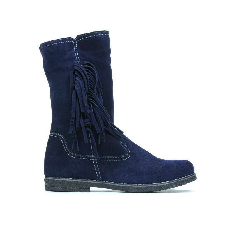 Cizme dama 3242 indigo velur