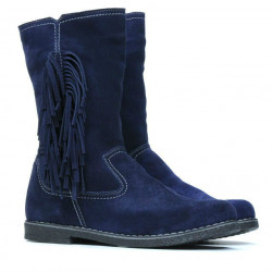 Cizme dama 3242 indigo velur