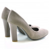 Pantofi eleganti dama 1214 capucino antilopa