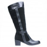 Cizme dama 3260 negru combinat