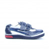 Pantofi copii mici 16-1c indigo+alb