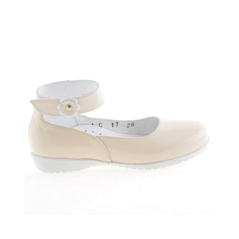 Pantofi copii mici 17c lac roz deschis