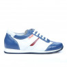 Pantofi copii 136 indigo+alb