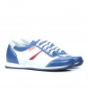 Pantofi copii 136 indigo+alb