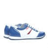 Pantofi copii 136 indigo+alb