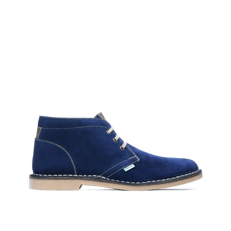 Ghete barbati 7300 indigo velur